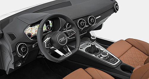 Audi simplifies new TT cabin design