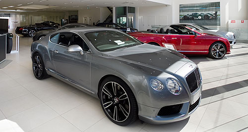 Bentley sticks with modest dealer numbers