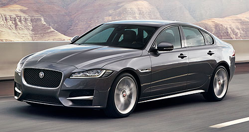 New York show: Jaguar spells out new XF range