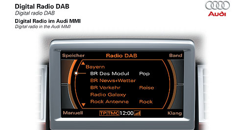 Audi tunes into digital radio
