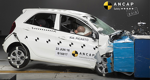 Kia Picanto keeps five-star ANCAP rating