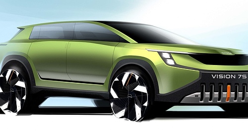 Vision 7 previews future EV styling from Skoda