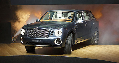 Geneva show: Bentley builds an SUV