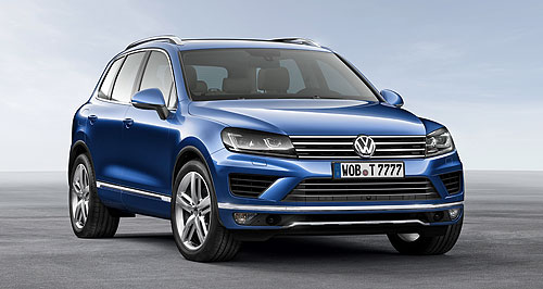Beijing show: Volkswagen's updated Touareg surfaces