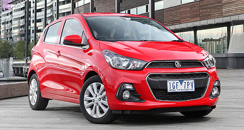 Holden Spark creeps up in price