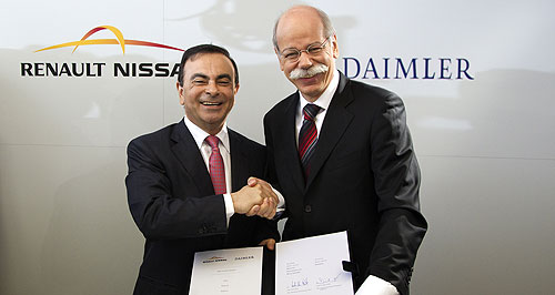 Daimler, Renault-Nissan to co-develop engines