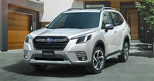 Subaru debuts facelifted Forester in Japan
