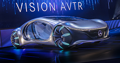 CES: Mercedes teams up with Avatar for Vision AVTR