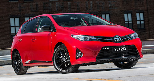Toyota Corolla RZ joins the dark side