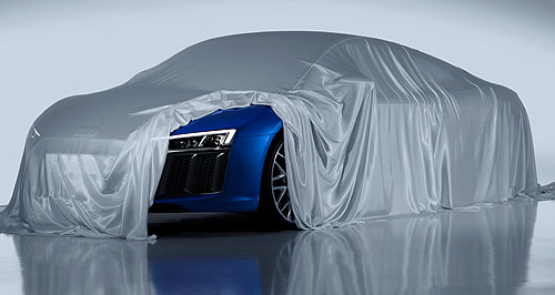 Geneva show: Audi sheds light on new R8