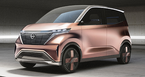 Nissan unveils all-electric IMk kei car concept