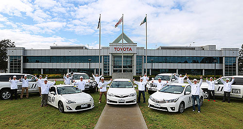 Toyota testers embark on Aussie road trip