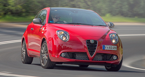 Alfa Romeo MiTo slips away