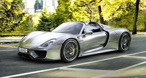 Frankfurt show: Porsche outs production 918 Spyder