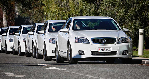 Bullet-proof Holden Caprices “crushed”