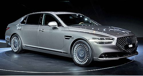 Genesis reveals facelifted G90 luxury sedan