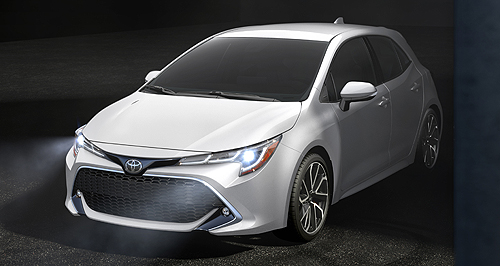 New York show: Toyota outs Corolla engines, interior