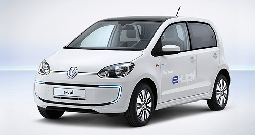 Volkswagen premieres production e-Up
