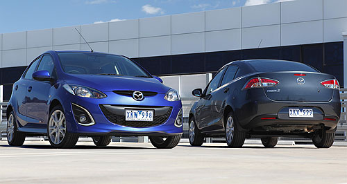 May launch pad for Mazda2 sedan