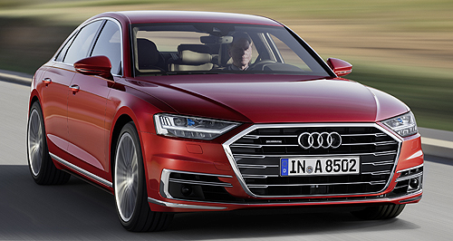 Audi A8 debuts autonomous tech, but not for Aus