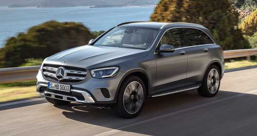 Facelifted Mercedes GLC checks in for duty