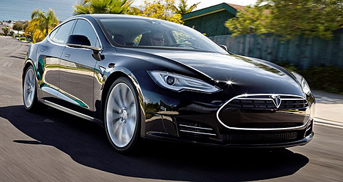Tesla’s electric sports sedan draws nearer