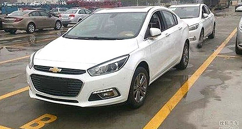 Chevrolet Cruze unwrapped in China