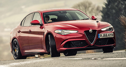 Alfa Romeo Australia on track