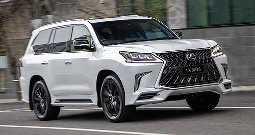 Lexus adds LX570 S to full-size SUV line-up
