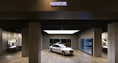Genesis unveils first flagship store
