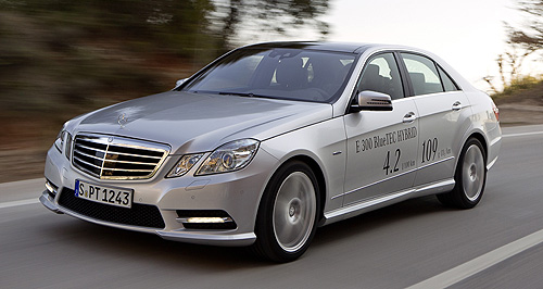 Benz still mulling E-Class hybrid