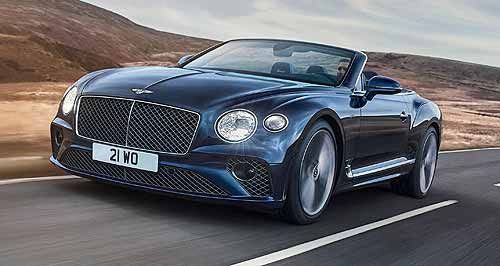 Bentley reveals Continental GT Speed Convertible