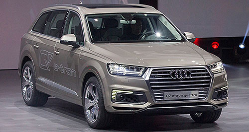 Shanghai Show: Audi debuts petrol-powered Q7 e-tron