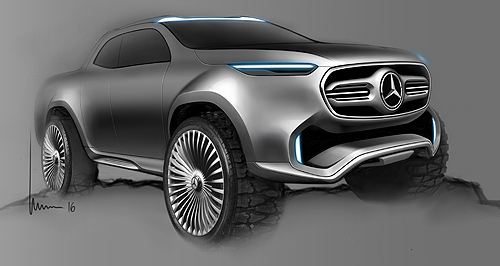 SUV, not utility, inspires Mercedes X-Class design