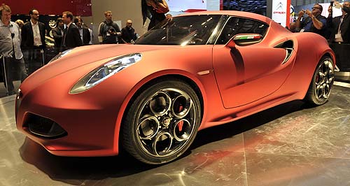 Geneva show: Alfa stuns Geneva with 4C supercar