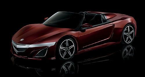 Honda NSX takes off its top for movie stardom
