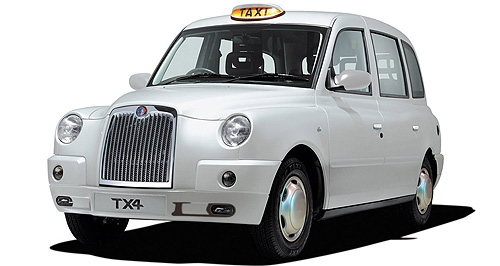 London Taxis go white for Australia