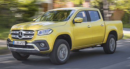 V6 diesel flagship to dominate Mercedes X-Class sales