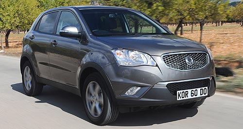 SsangYong set for manual-only Korando launch