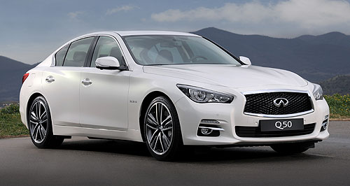Q50 to be number one for Infiniti