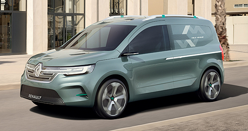 Renault unveils Kangoo electric van concept