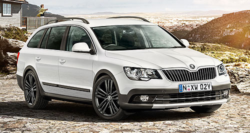Superb 4x4 Outdoor takes Skoda off road