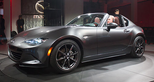 New York show: Mazda raises the roof with MX-5 RF