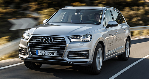 Audi Q7 e-tron locked in for January launch
