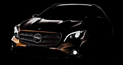 Detroit show: Mercedes-Benz teases updated GLA