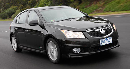 Holden’s Cruze hatch hits the road