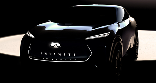 Detroit show: All-electric Infiniti SUV takes shape
