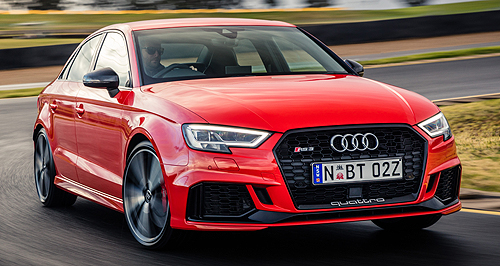 Driven: Audi sticks boot into Benz with $85k RS3 sedan
