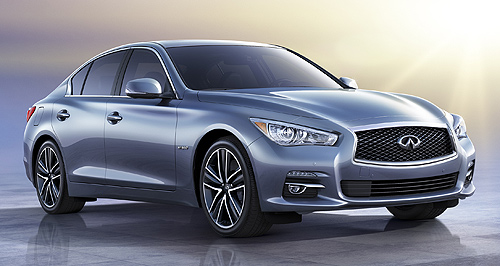 Detroit show: Infiniti Q50 wired for steering