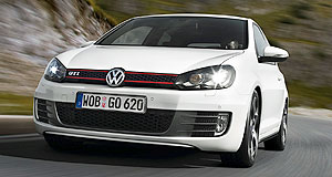 First look: New VW Golf GTI goes for gold